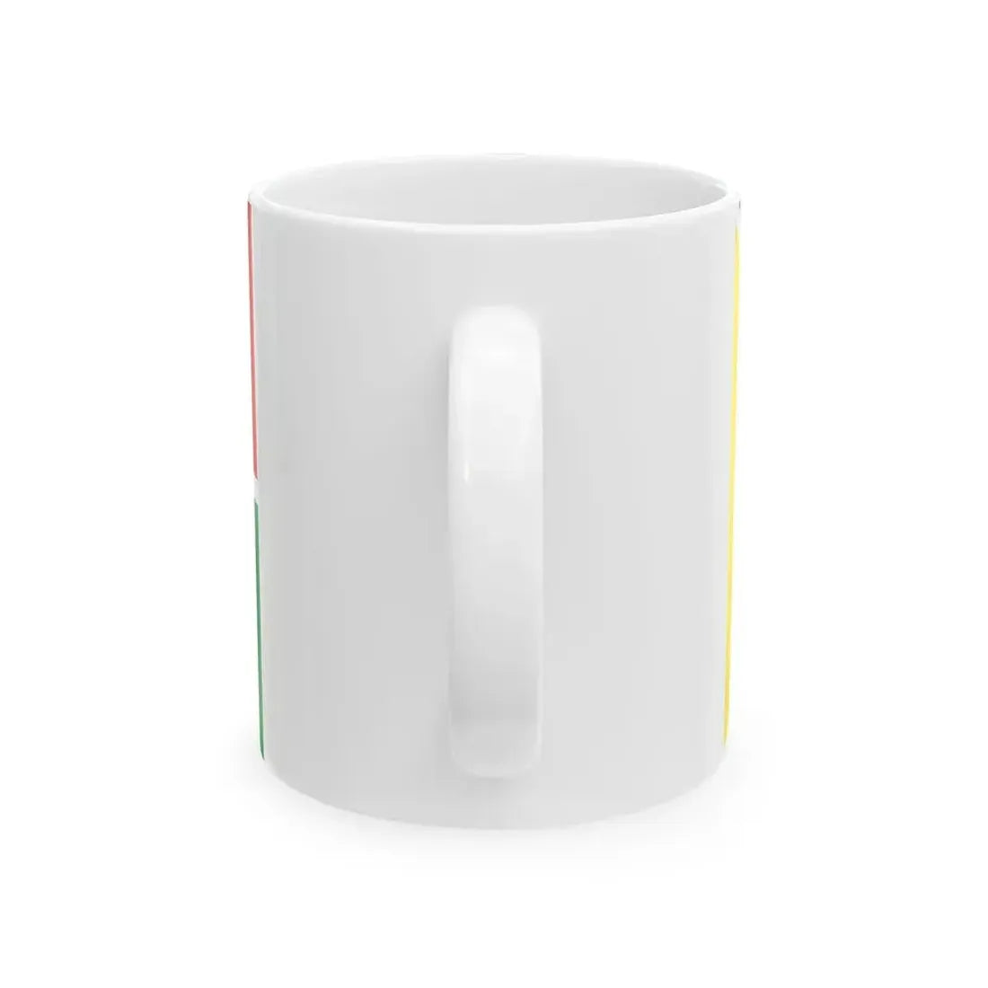Ethnic flag of Tat people Caucasus (Russia) White Coffee Mug - Go Mug Yourself
