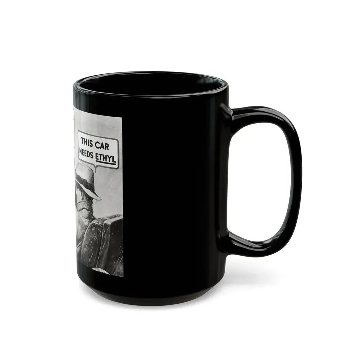 Ethyl advertisement, Redbook, December 1933 - Black Coffee Mug - Go Mug Yourself