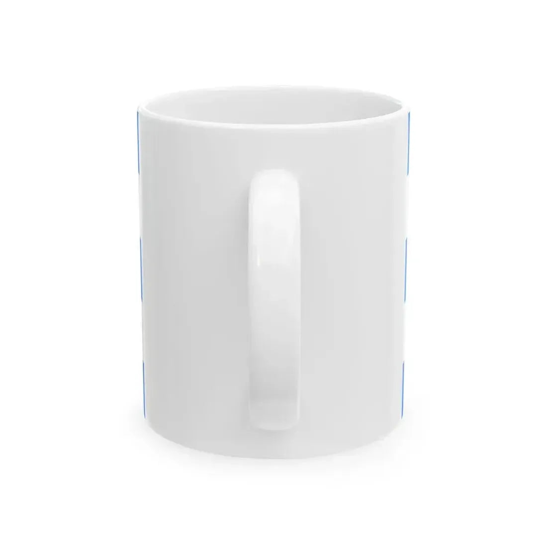 Etrurian Kingdom and War Flag with lesser coat of arms (Italy) White Coffee Mug - Go Mug Yourself