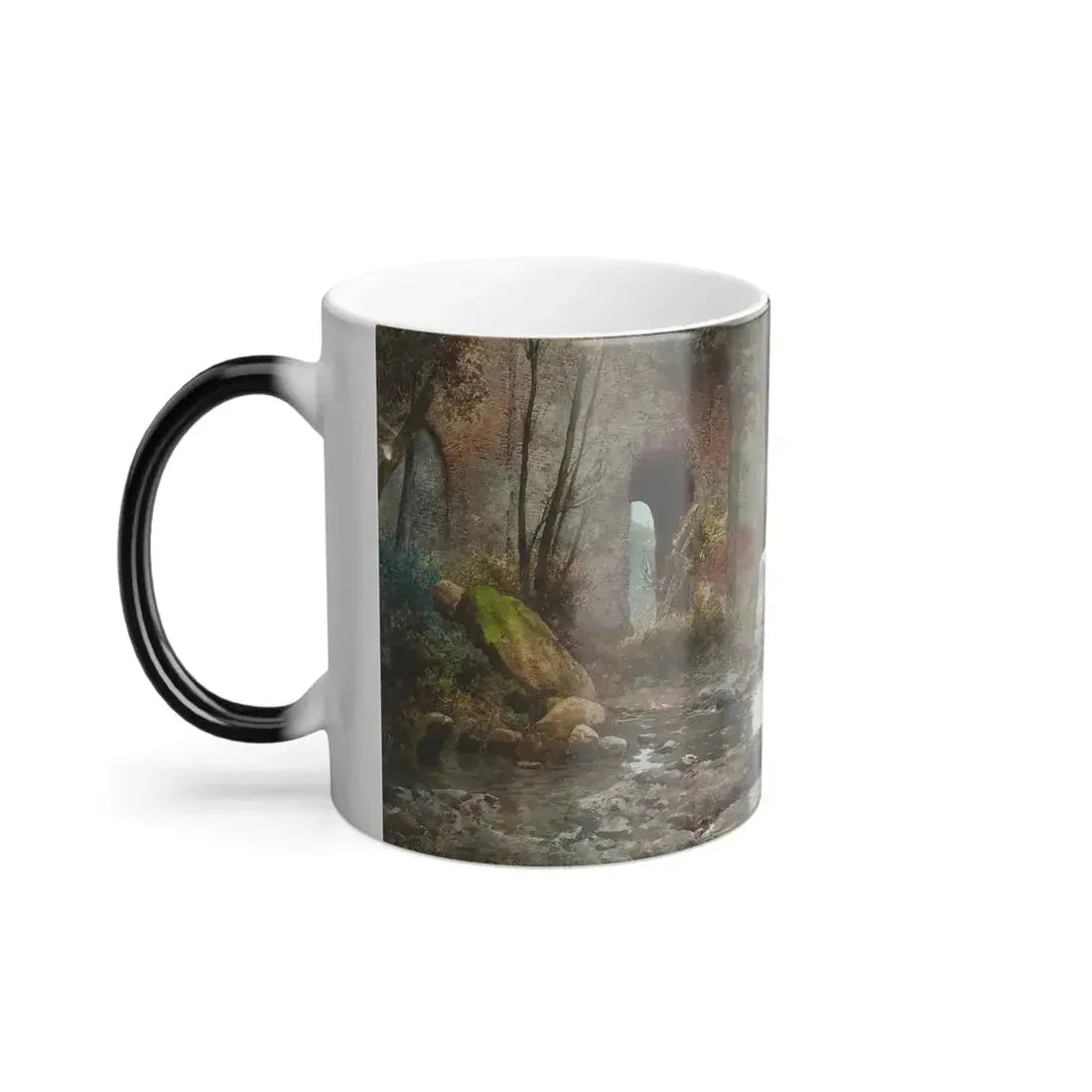 Ettore Roesler Franz (1845-1907) Old Aqueduct - 1897 - Color Changing Mug 11oz - Go Mug Yourself