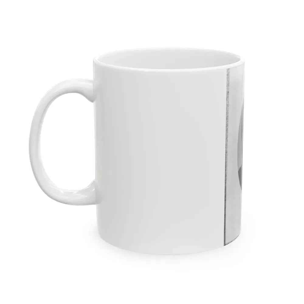 Eugene A. Carr, Colonel 3d Ill. Cavalry, Oval Bust Portrait, Facing Left (U.S. Civil War) White Coffee Mug - Go Mug Yourself