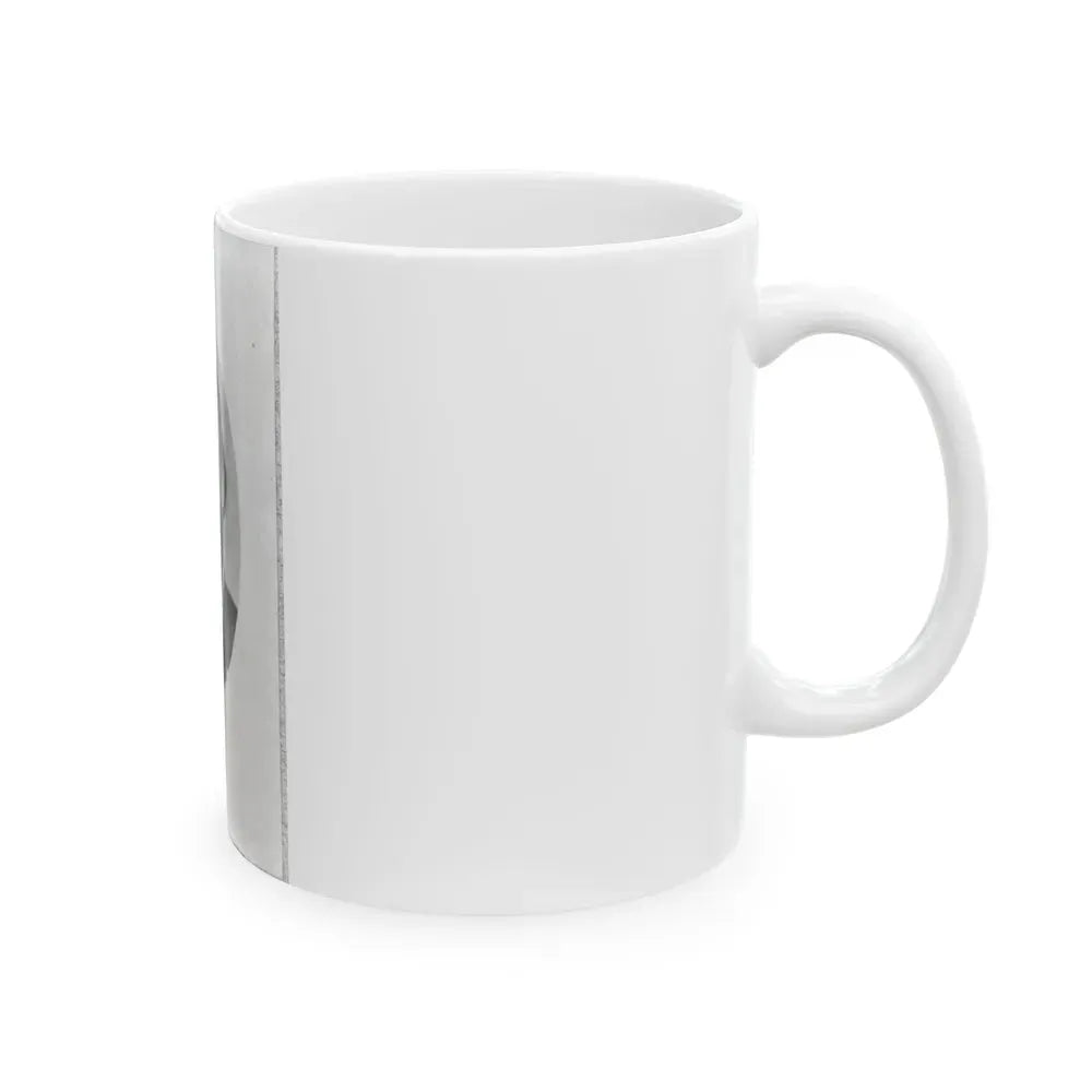 Eugene A. Carr, Colonel 3d Ill. Cavalry, Oval Bust Portrait, Facing Left (U.S. Civil War) White Coffee Mug - Go Mug Yourself