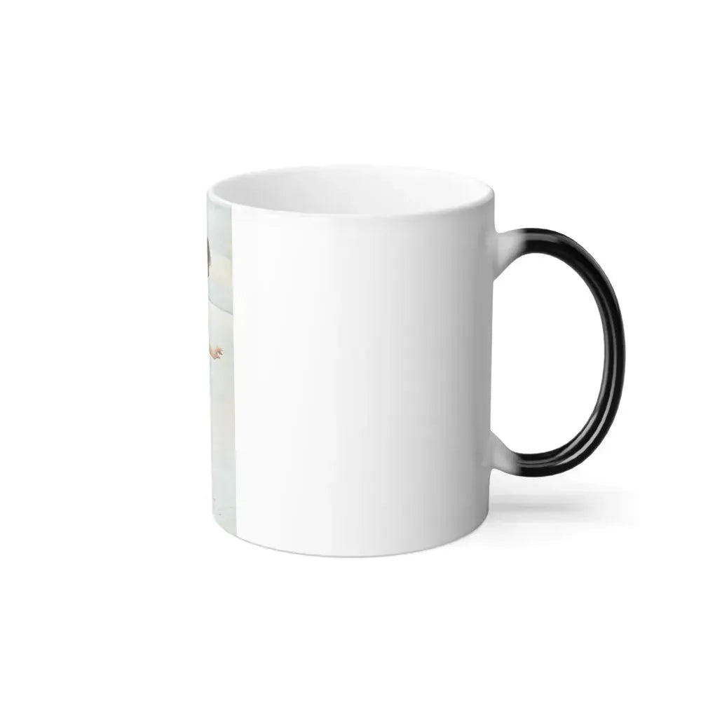 Eugene de Blaas (1843-1931) In the Water - Oil on cradled panel 1914 - Color Changing Mug 11oz - Go Mug Yourself