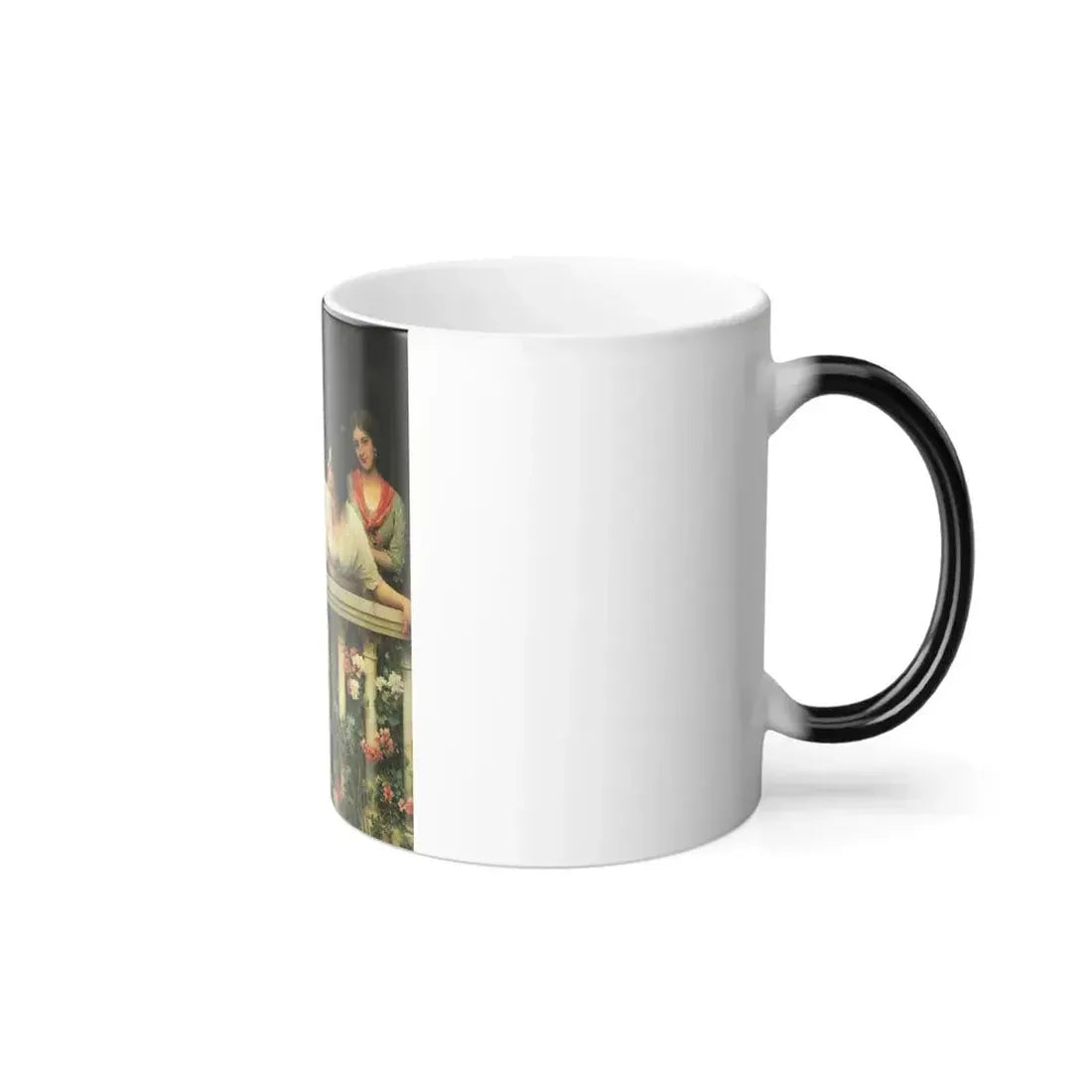 Eugene de Blaas (1843-1931) The Balcony - Color Changing Mug 11oz - Go Mug Yourself