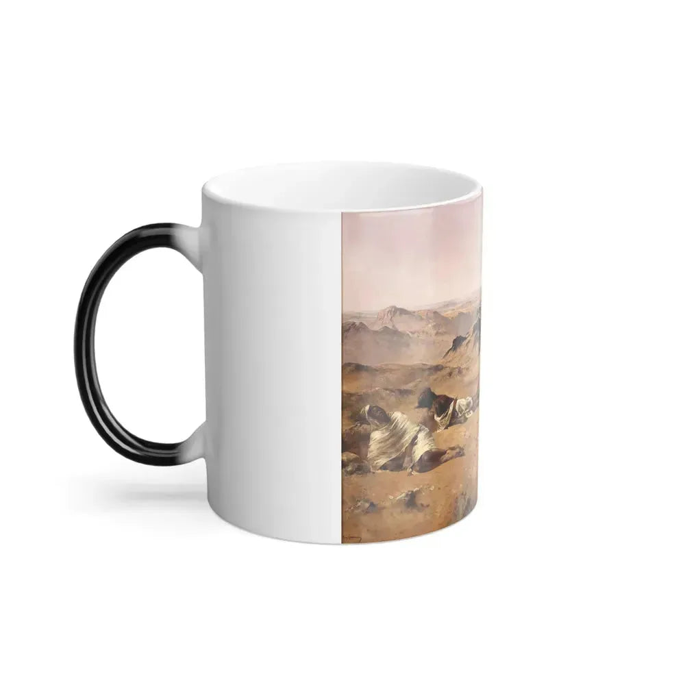 Eugene Fromentin (1820-1876) Le Pays de la soif (Country of thirst) - c1869 - Color Changing Mug 11oz - Go Mug Yourself