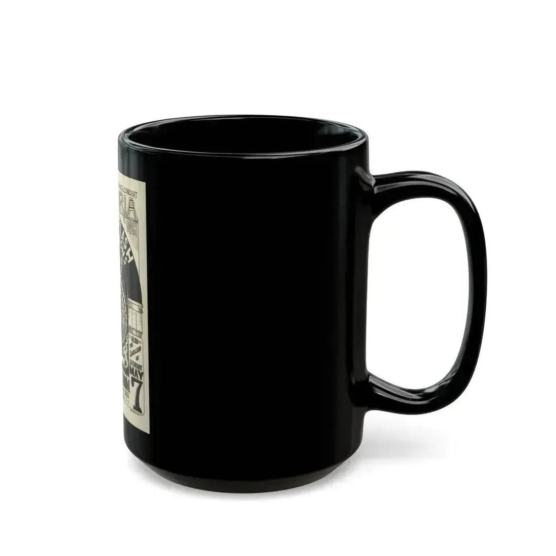 Euphoria 1966 Poster (Music Poster) Black Coffee Mug - Go Mug Yourself
