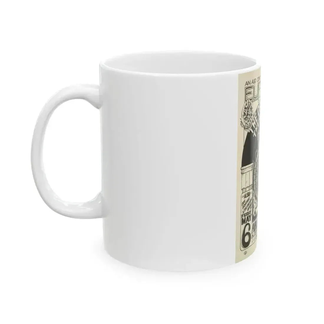 Euphoria 1966 Poster (Music Poster) White Coffee Mug - Go Mug Yourself