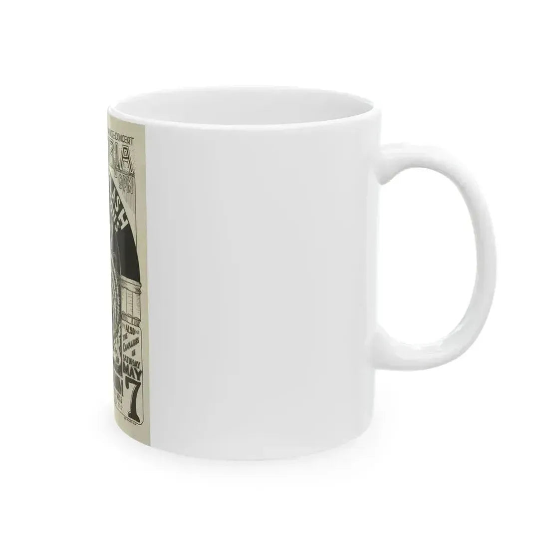 Euphoria 1966 Poster (Music Poster) White Coffee Mug - Go Mug Yourself