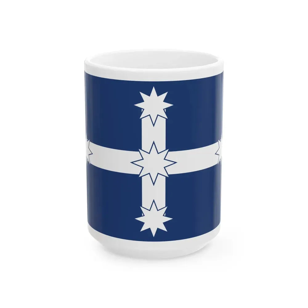 Eureka Flag (Australia) White Coffee Mug 15oz - Go Mug Yourself