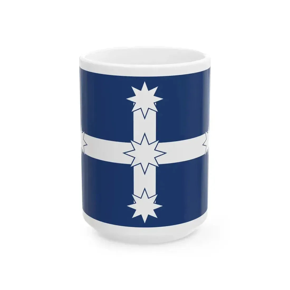 Eureka Flag (Australia) White Coffee Mug 15oz - Go Mug Yourself
