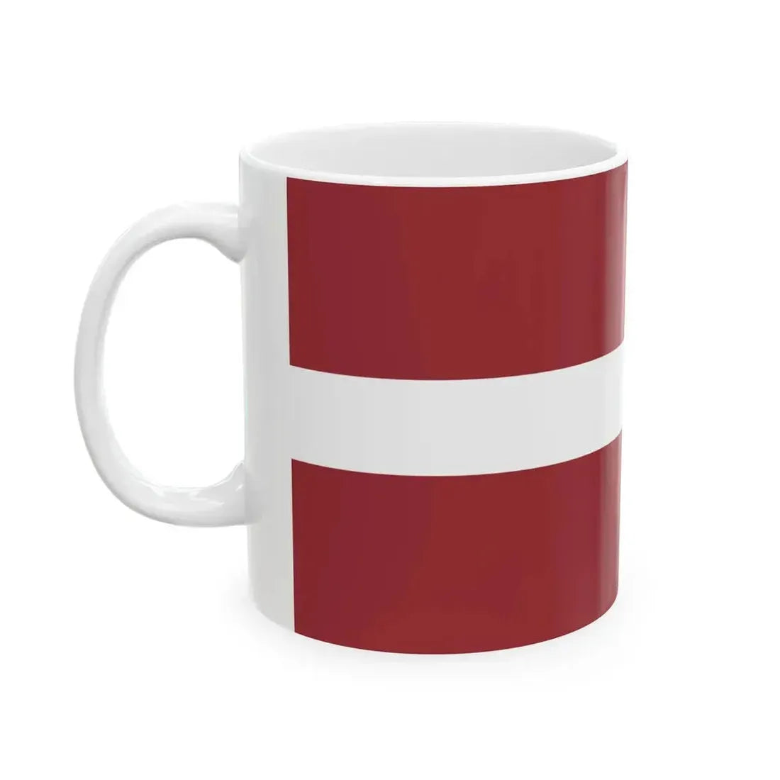 Euro et Lettonie (Latvia) White Coffee Mug - Go Mug Yourself