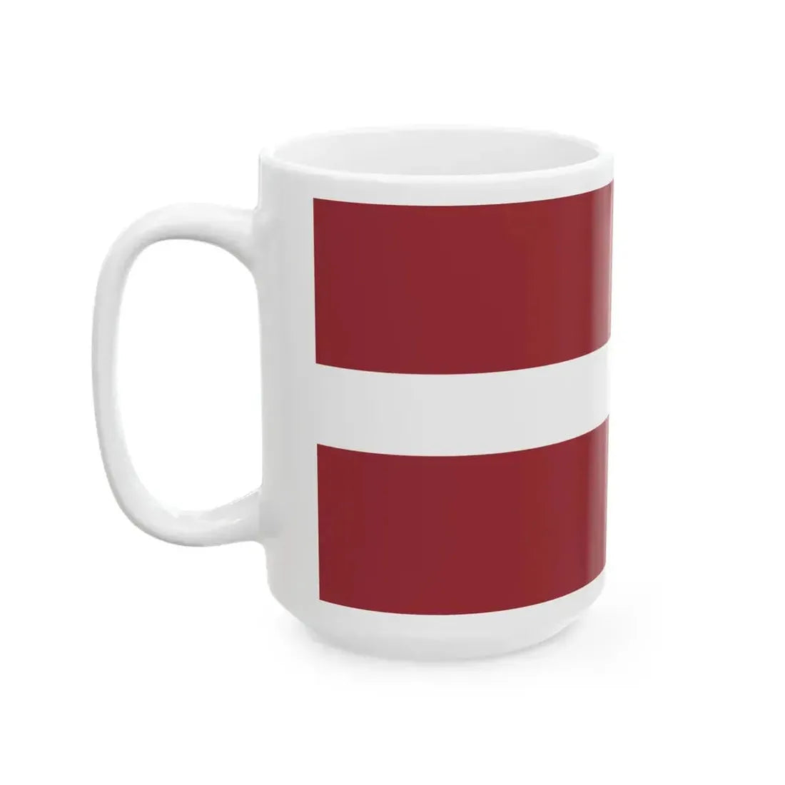 Euro et Lettonie (Latvia) White Coffee Mug - Go Mug Yourself