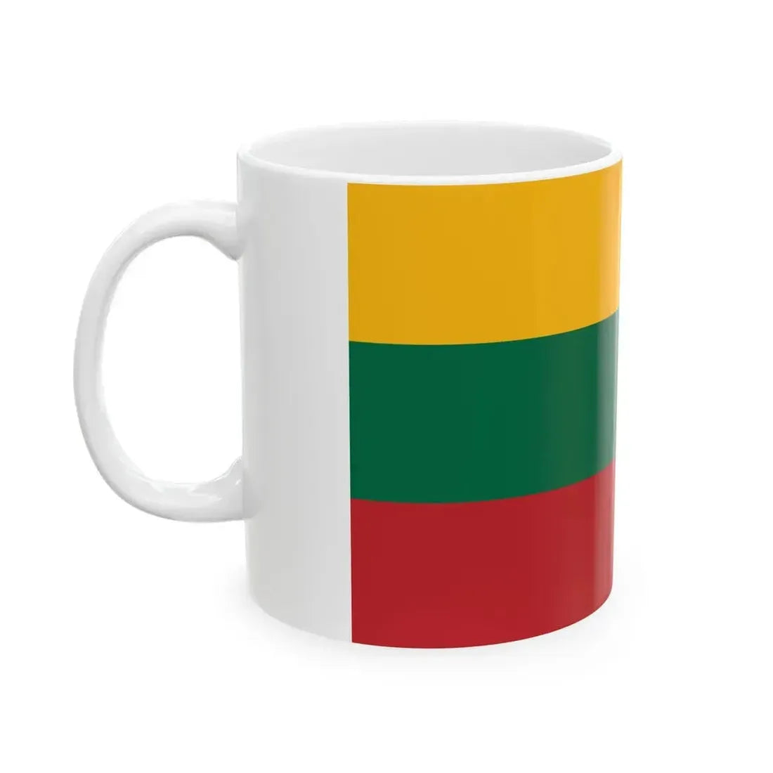 Euro et Lituanie (Lithuania) White Coffee Mug - Go Mug Yourself