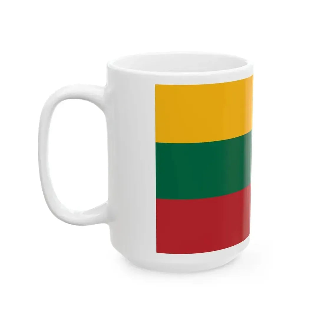 Euro et Lituanie (Lithuania) White Coffee Mug - Go Mug Yourself
