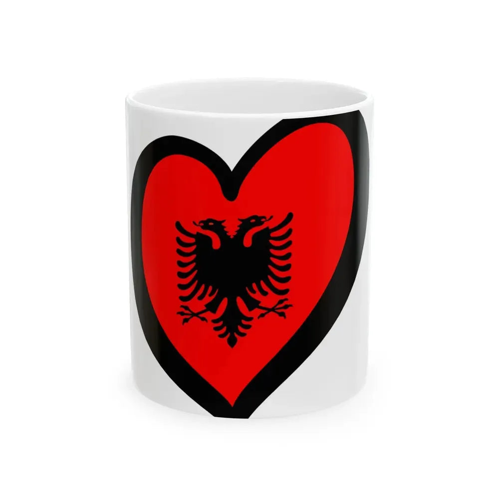 EuroAlbania (Albania) White Coffee Mug 11oz - Go Mug Yourself