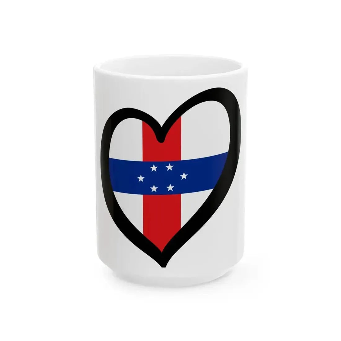 EuroAntillas Neerlandesas 1959-1986 (Netherlands) White Coffee Mug 15oz - Go Mug Yourself