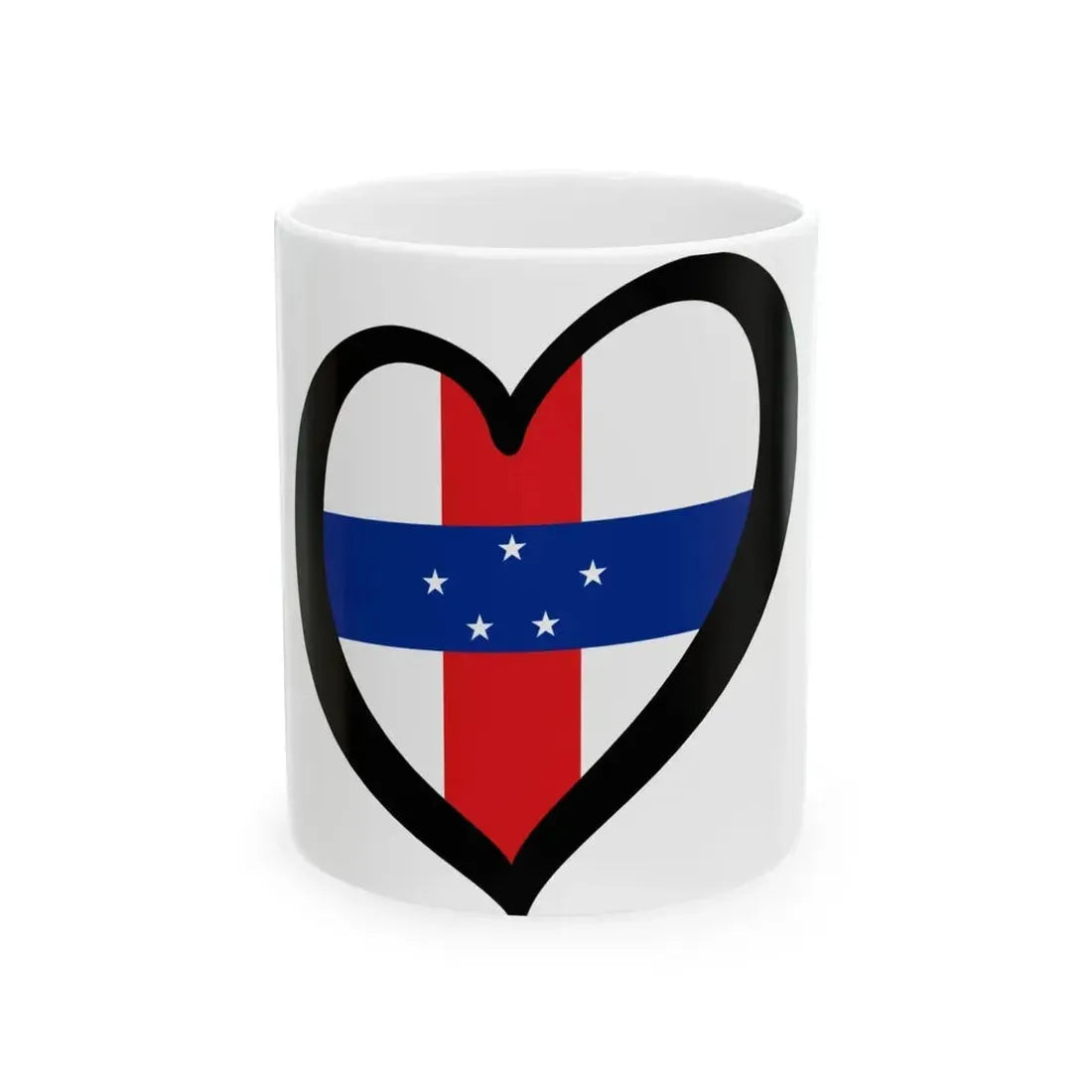 EuroAntillas Neerlandesas 1986-2010 (Netherlands) White Coffee Mug 11oz - Go Mug Yourself