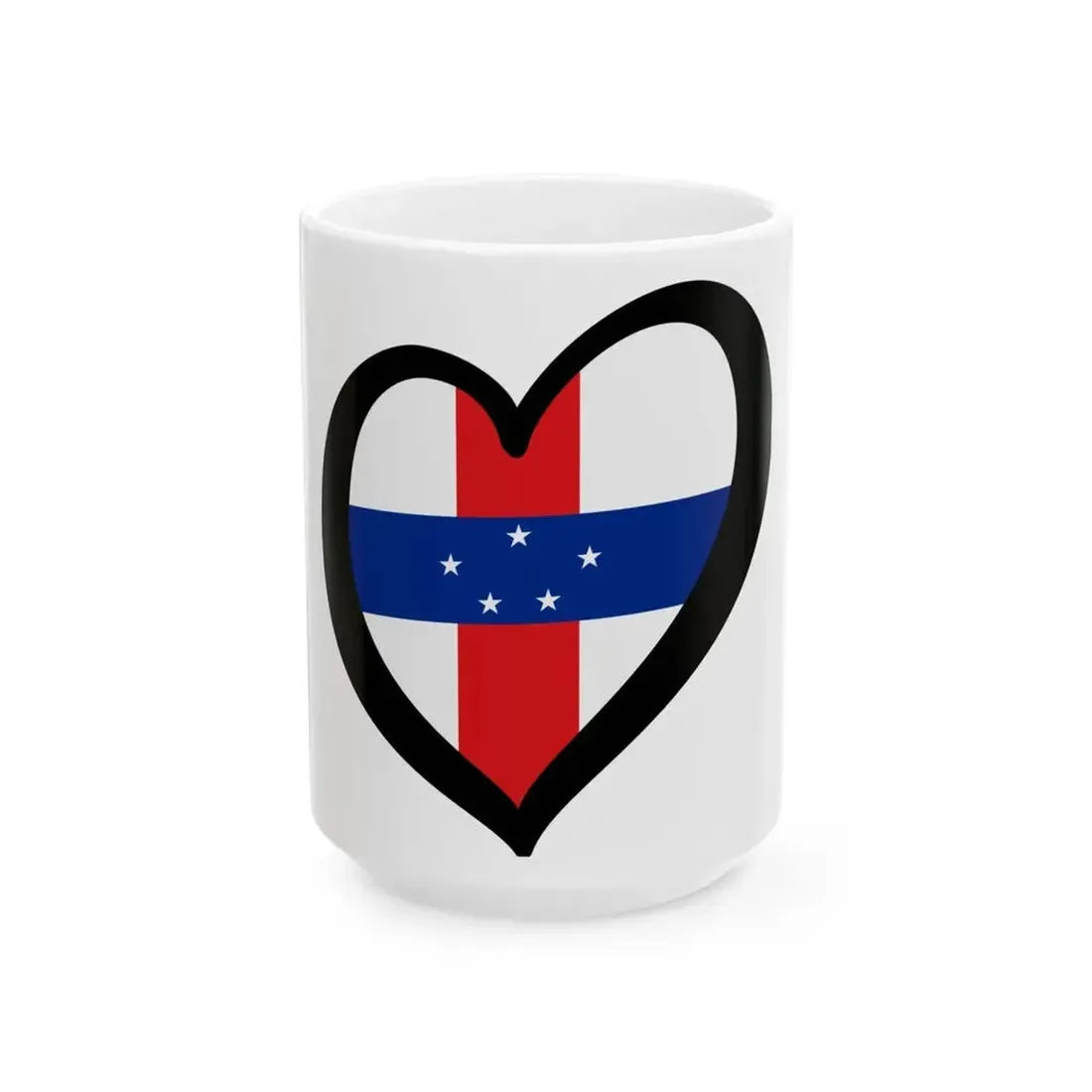 EuroAntillas Neerlandesas 1986-2010 (Netherlands) White Coffee Mug 15oz - Go Mug Yourself