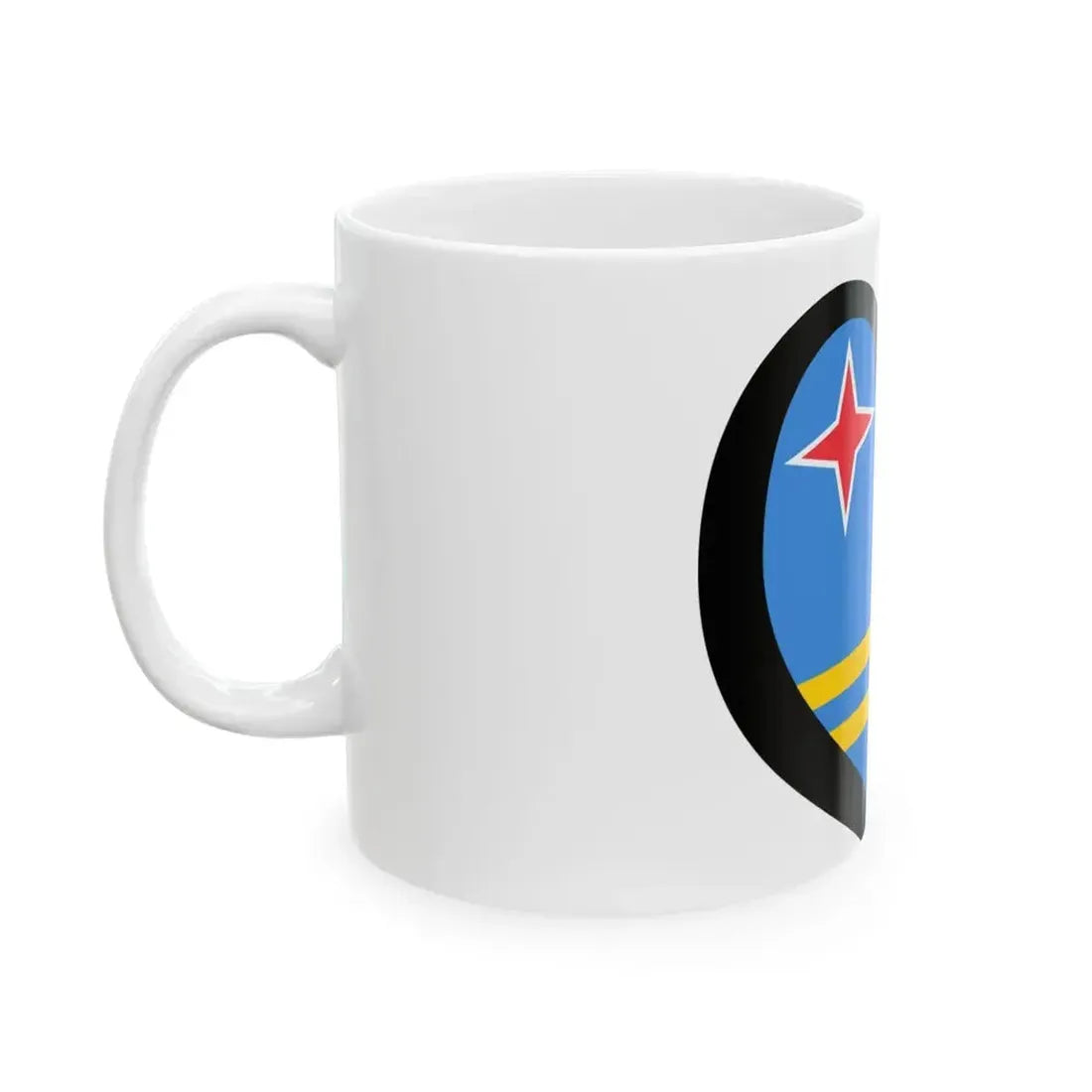 EuroAruba (Netherlands) White Coffee Mug - Go Mug Yourself