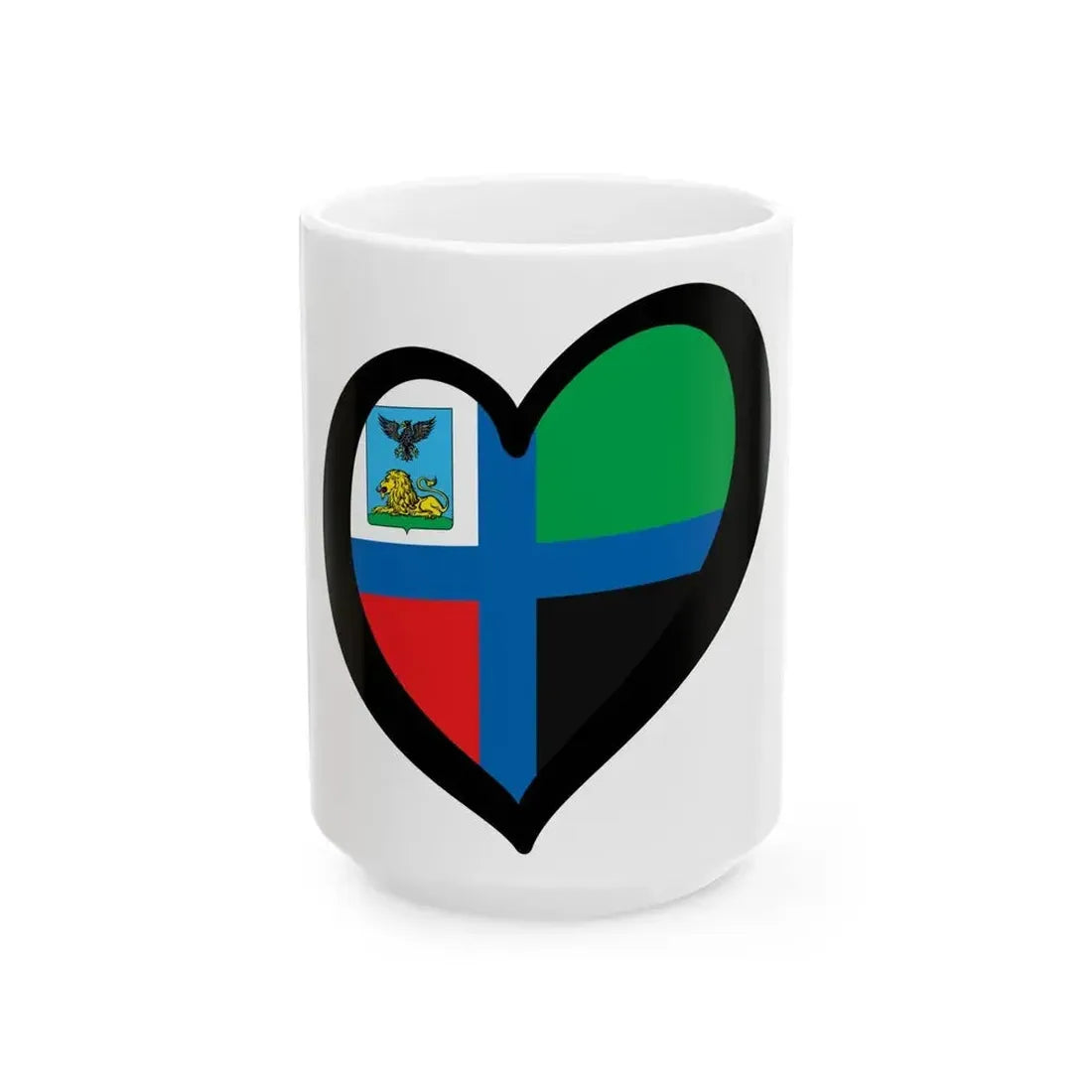 EuroBelgorod (Russia) White Coffee Mug 15oz - Go Mug Yourself