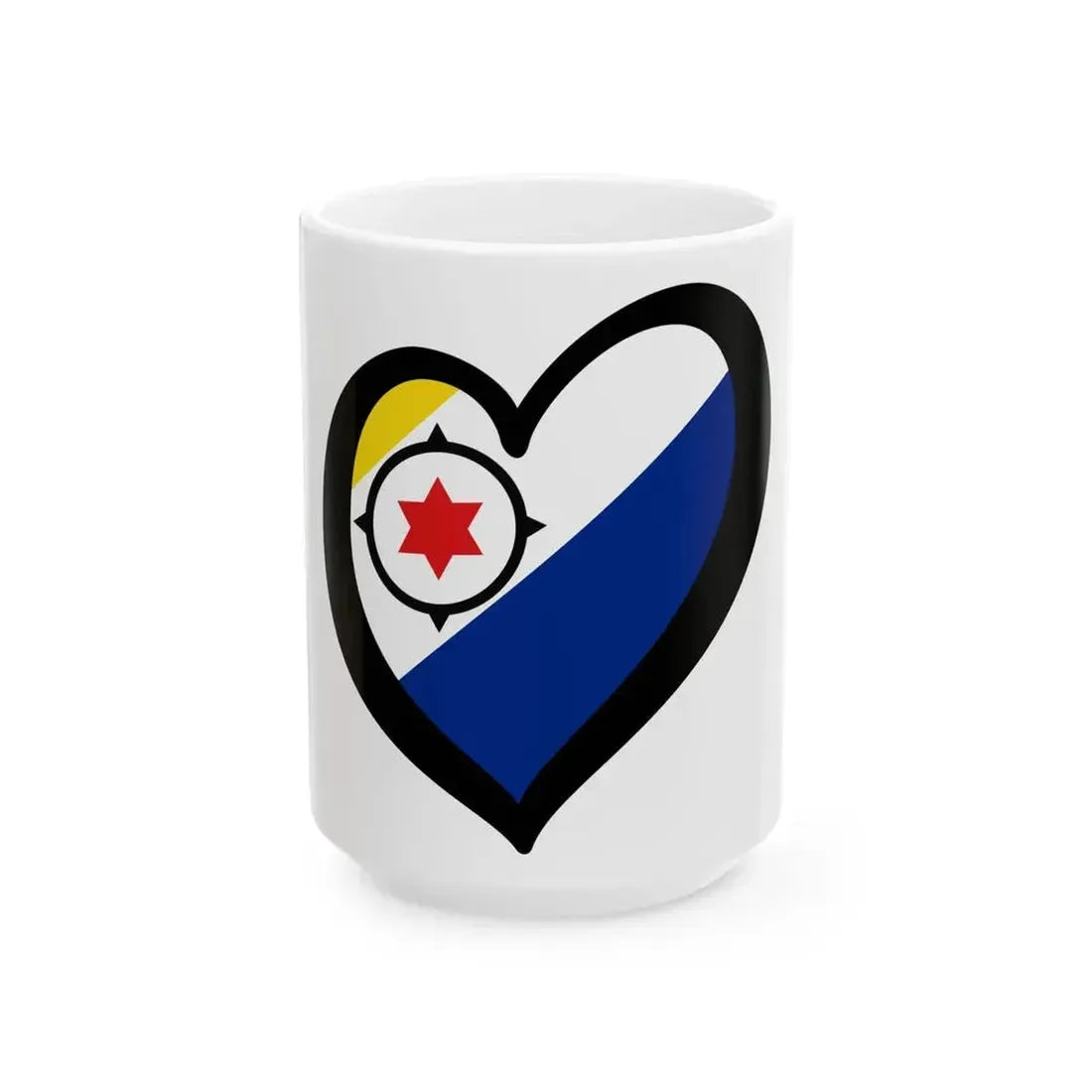 EuroBonaire (Netherlands) White Coffee Mug 15oz - Go Mug Yourself