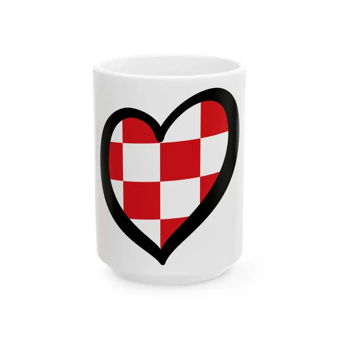 EuroBrabante Septentrional (Netherlands) White Coffee Mug 15oz - Go Mug Yourself