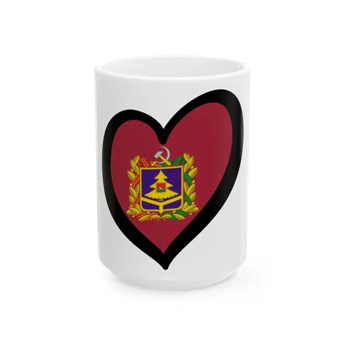 EuroBriansk (Russia) White Coffee Mug 15oz - Go Mug Yourself