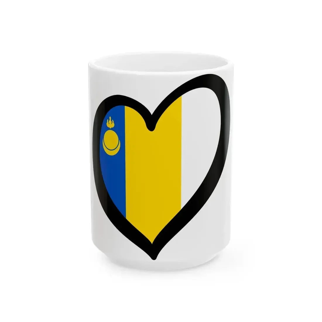 EuroBuriatos de Aguinskoye 2001-2009 (Russia) White Coffee Mug 15oz - Go Mug Yourself