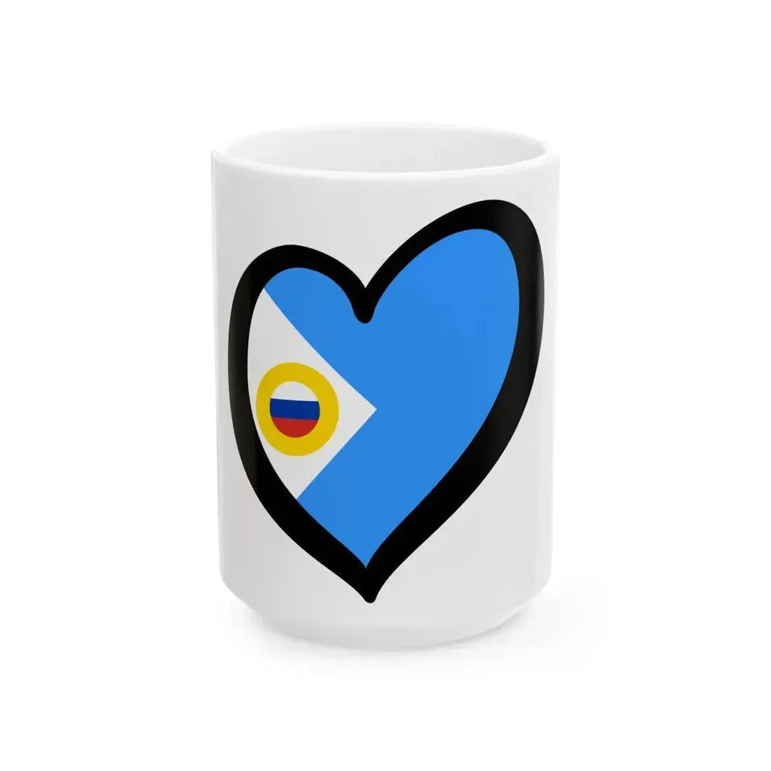EuroChukotka 1994-1997 (Russia) White Coffee Mug 15oz - Go Mug Yourself