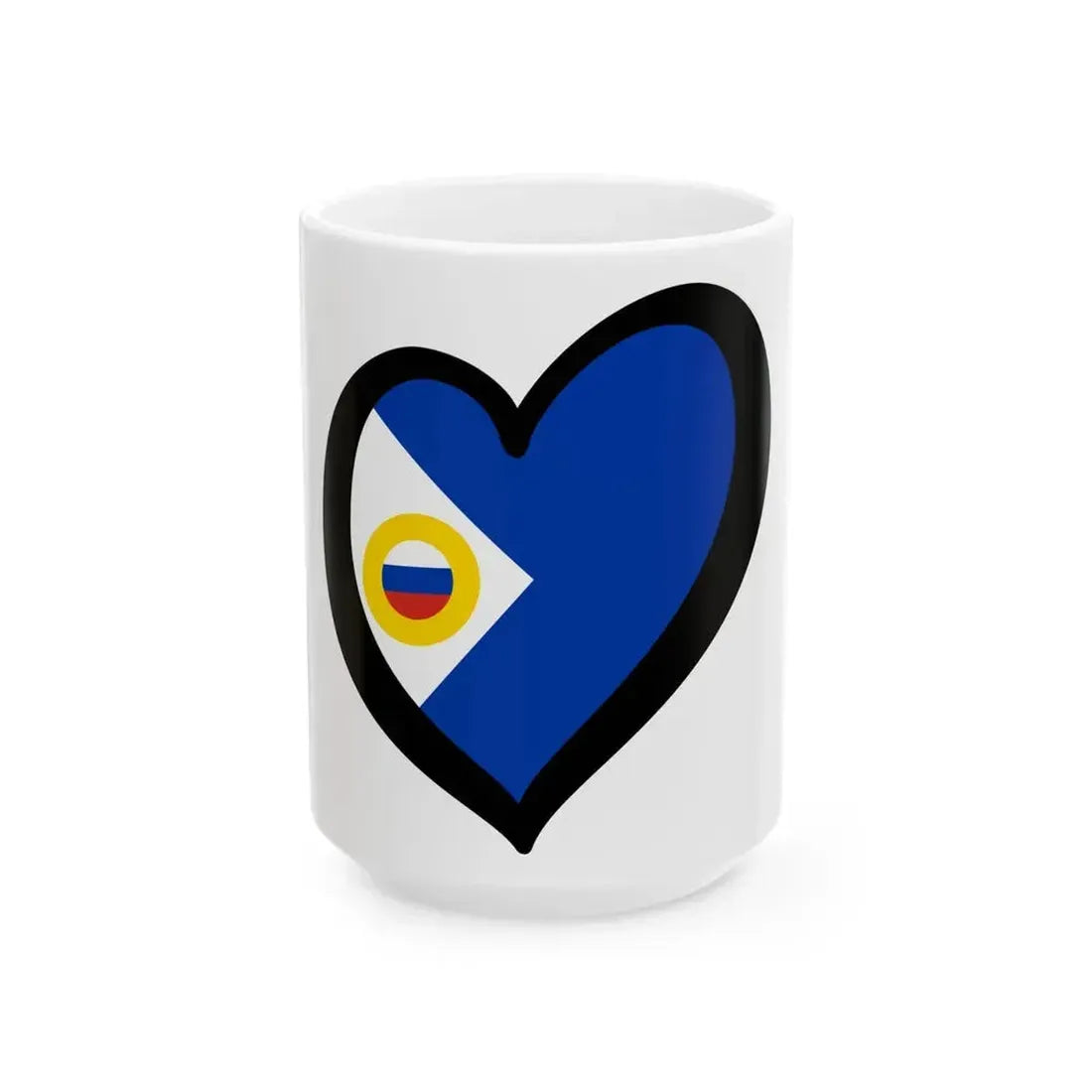EuroChukotka (Russia) White Coffee Mug 15oz - Go Mug Yourself