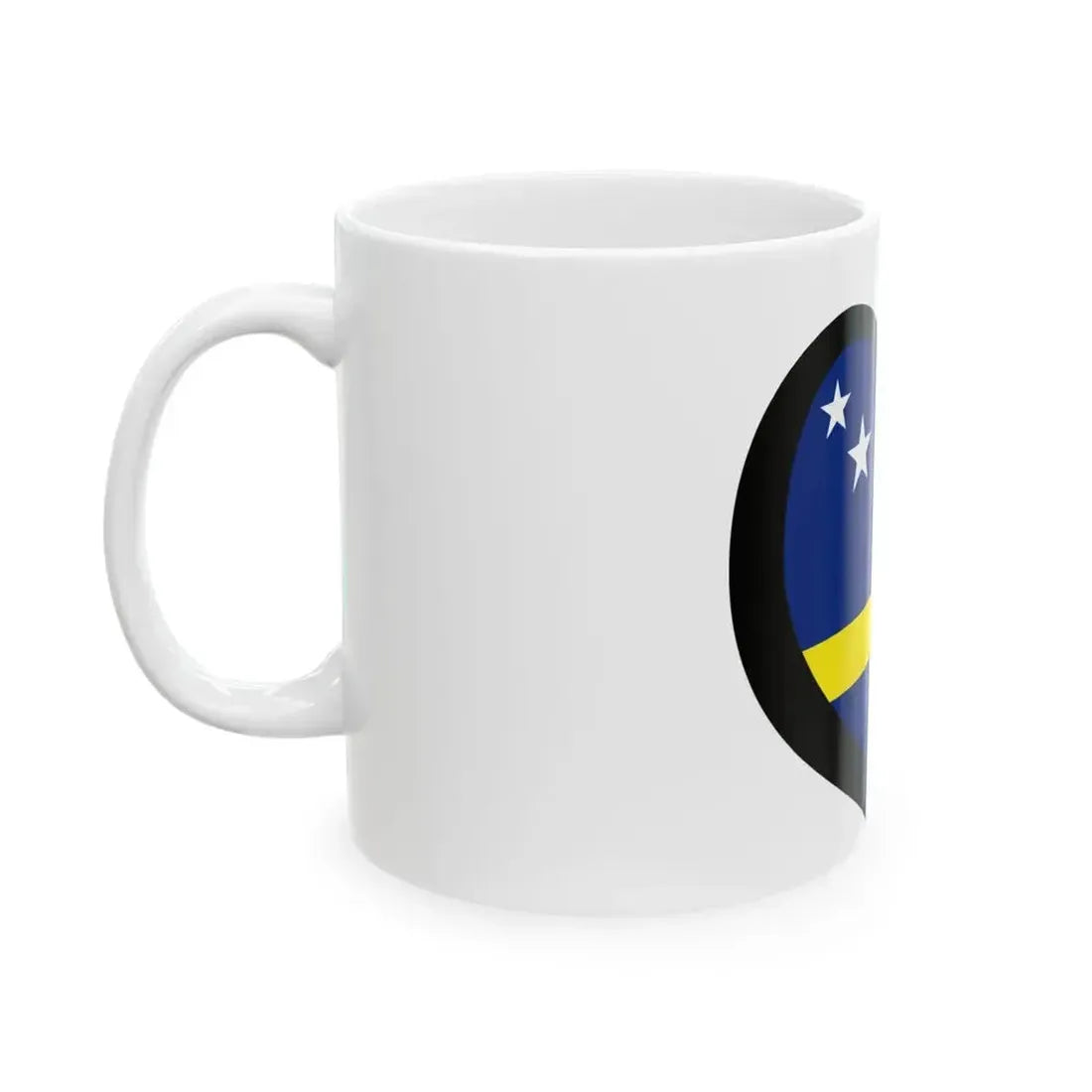 EuroCurazao (Netherlands) White Coffee Mug - Go Mug Yourself