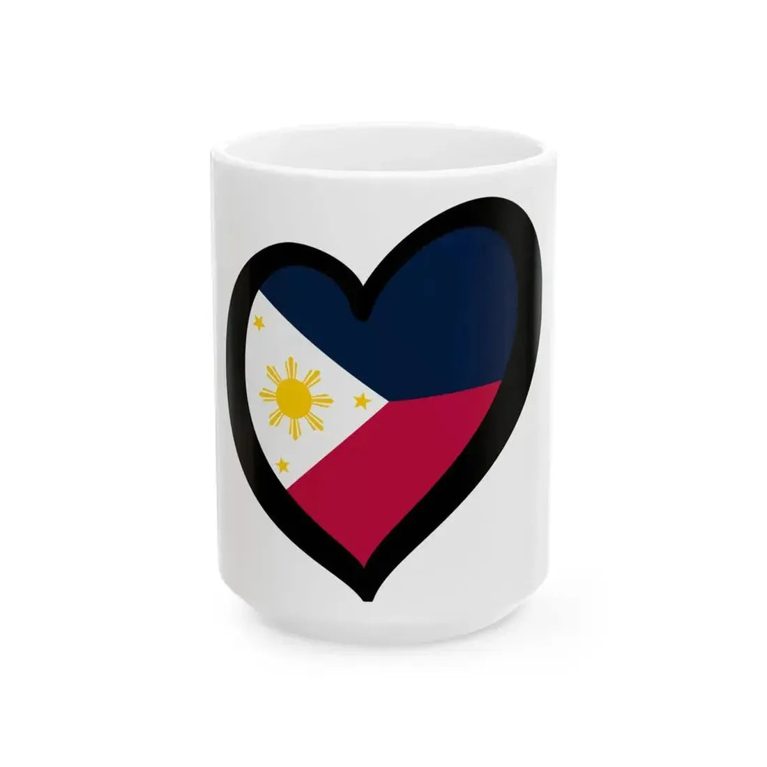 EuroFilipinas 1936-1985 1986-1998 (Philippines) White Coffee Mug 15oz - Go Mug Yourself