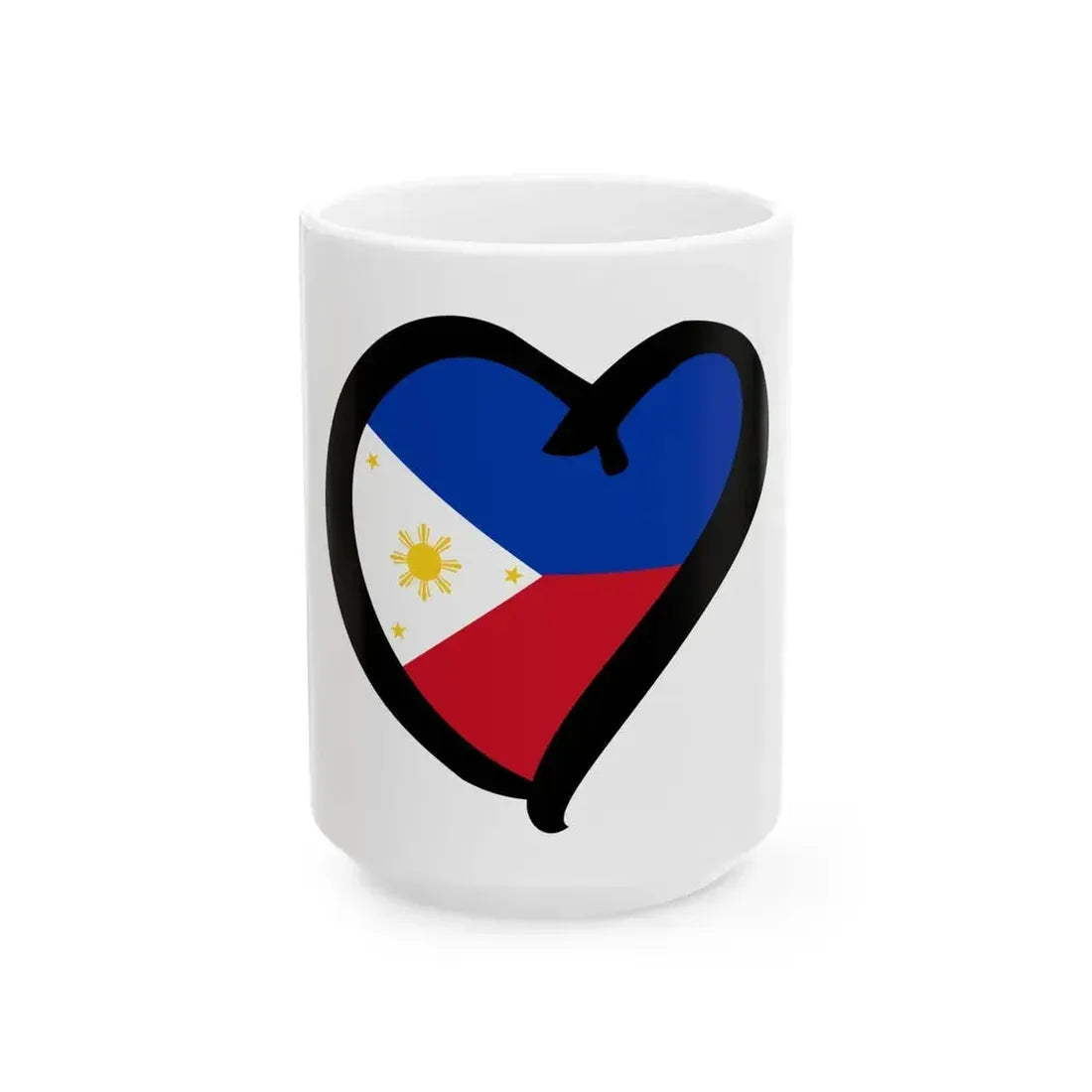 EuroFilipinasAnterior (Philippines) White Coffee Mug 15oz - Go Mug Yourself