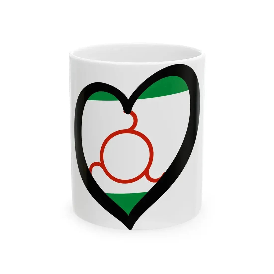 EuroIngusetia 1994-1999 (Russia) White Coffee Mug 11oz - Go Mug Yourself