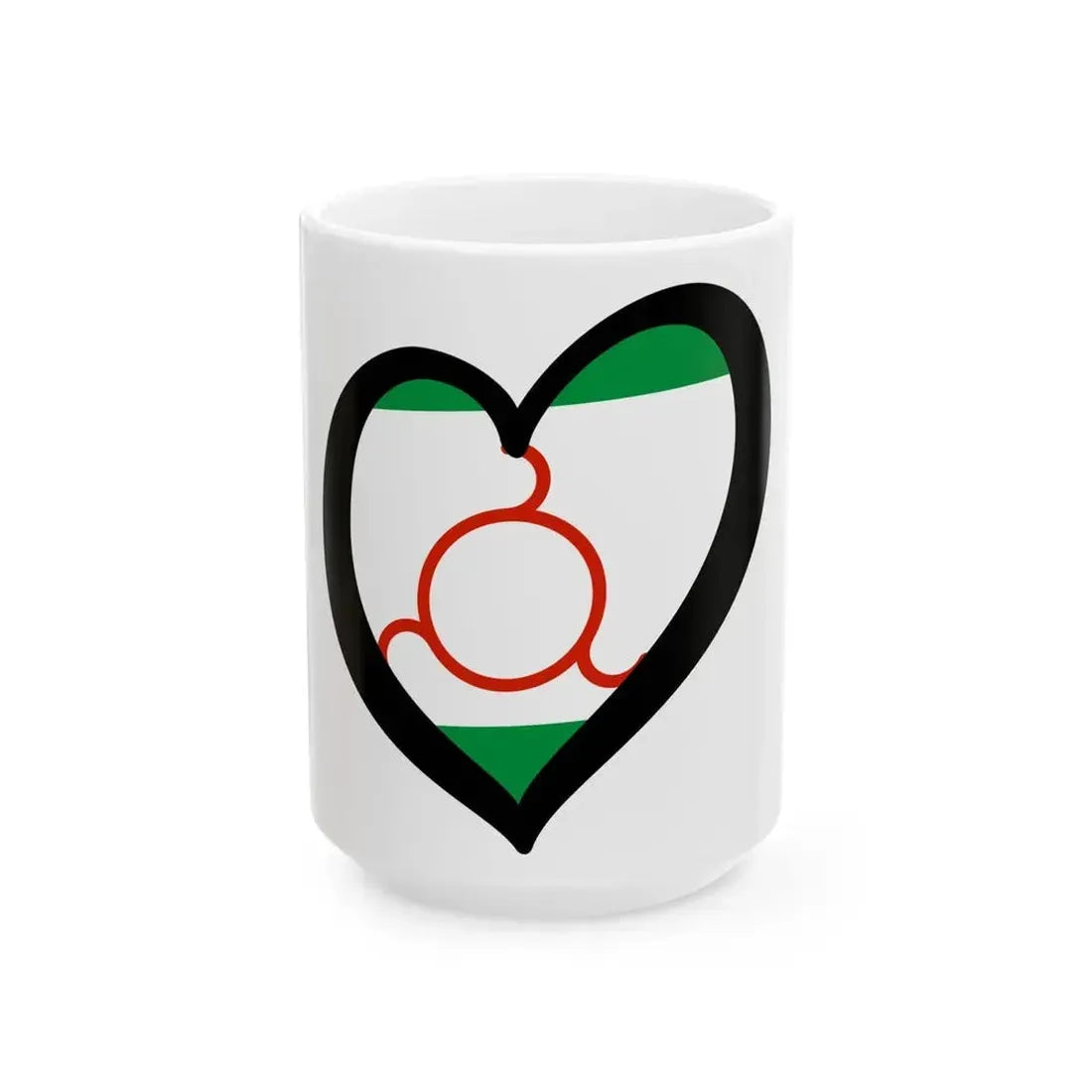 EuroIngusetia 1994-1999 (Russia) White Coffee Mug 15oz - Go Mug Yourself