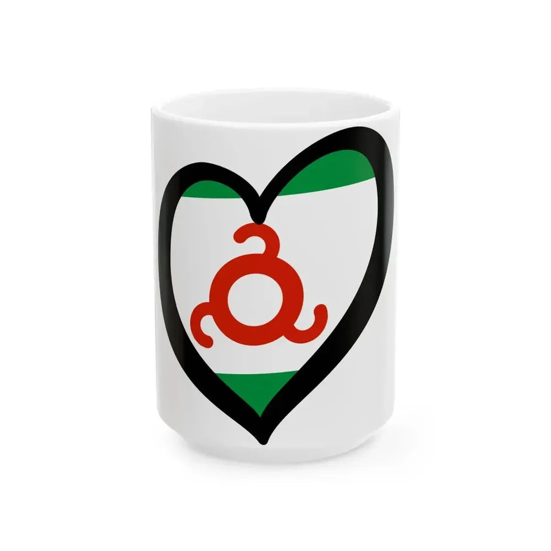 EuroIngusetia (Russia) White Coffee Mug 15oz - Go Mug Yourself