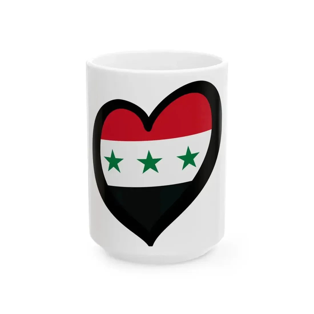 EuroIrak 1963-1991 and EuroSyria 1963-1972 (Iraq) White Coffee Mug 15oz - Go Mug Yourself
