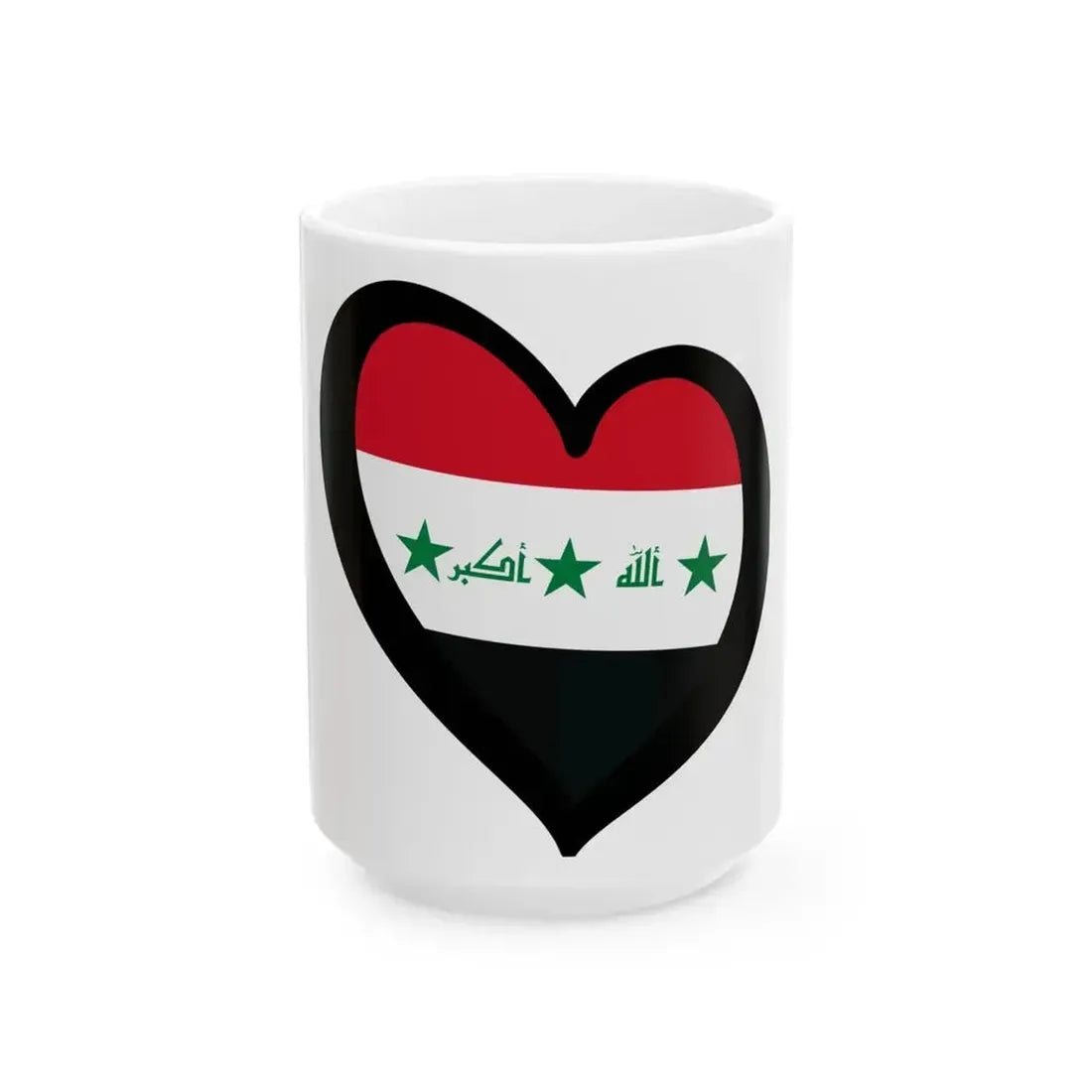 EuroIrak 2004-2008 reverso (Iraq) White Coffee Mug 15oz - Go Mug Yourself