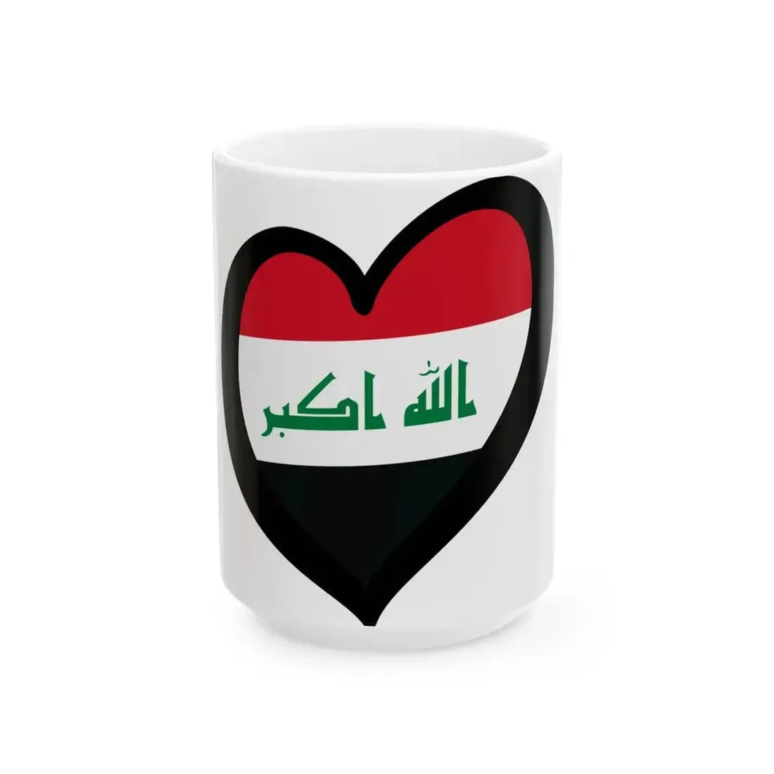 EuroIrak (Iraq) White Coffee Mug 15oz - Go Mug Yourself