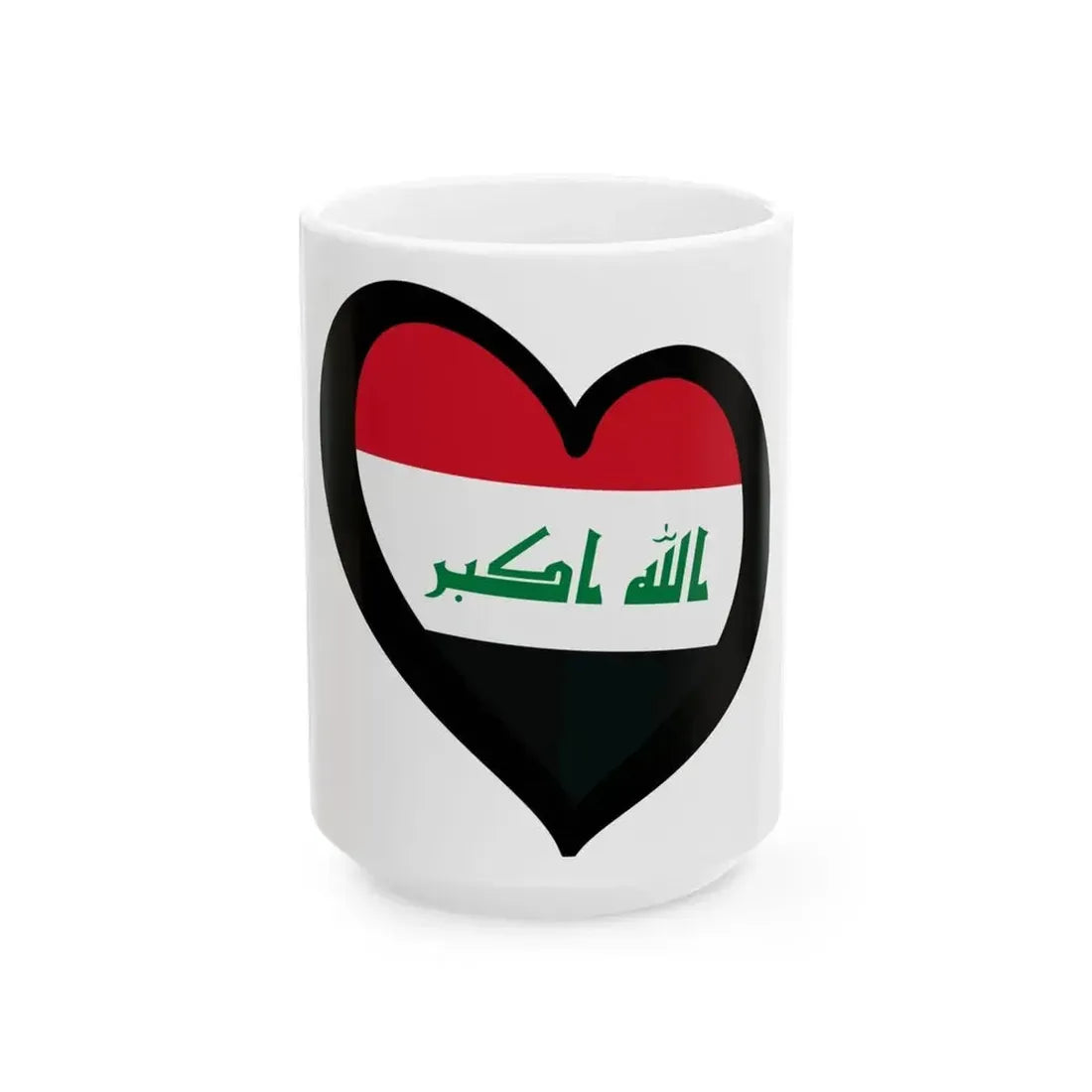 EuroIrak reverso (Iraq) White Coffee Mug 15oz - Go Mug Yourself