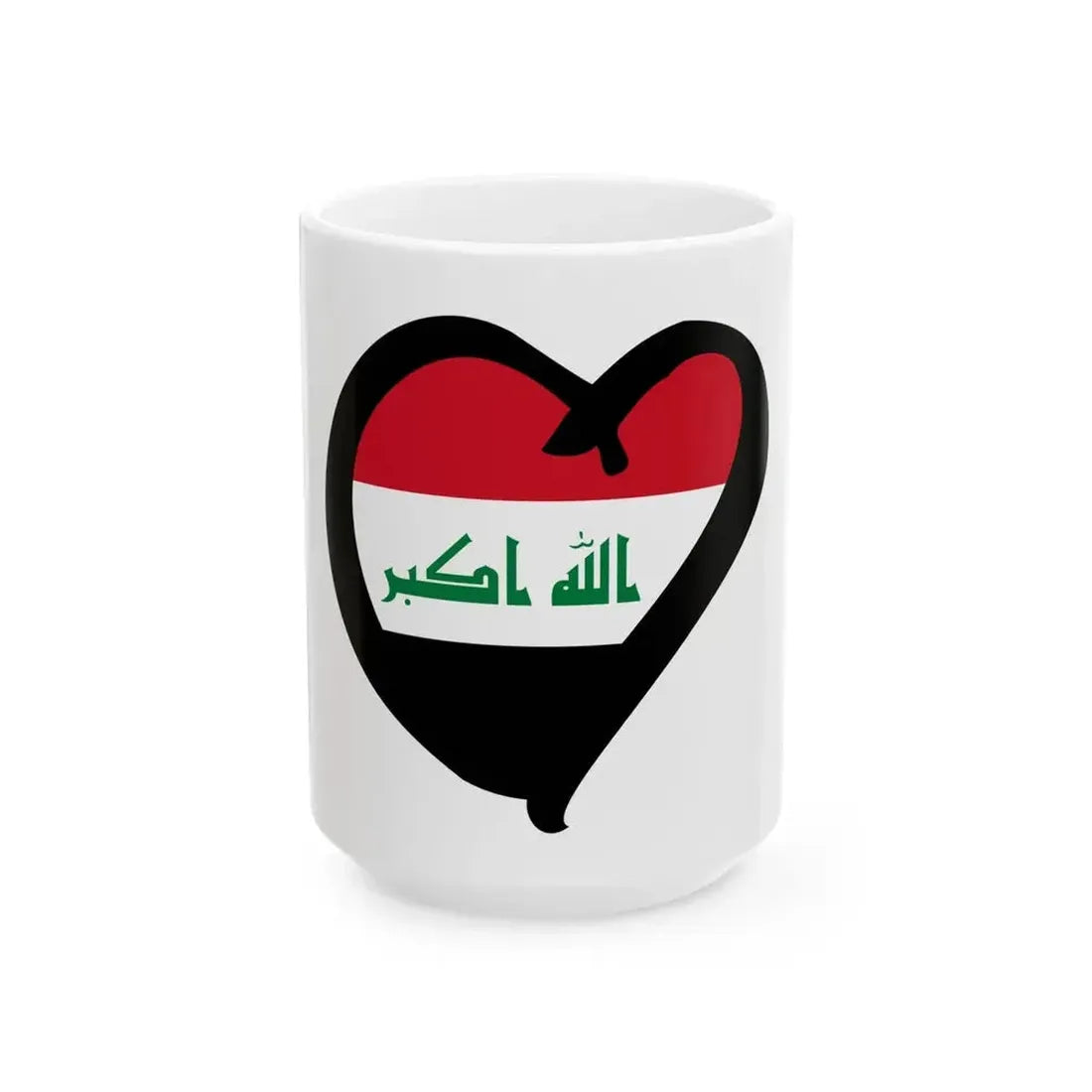 EuroIrakAnterior (Iraq) White Coffee Mug 15oz - Go Mug Yourself