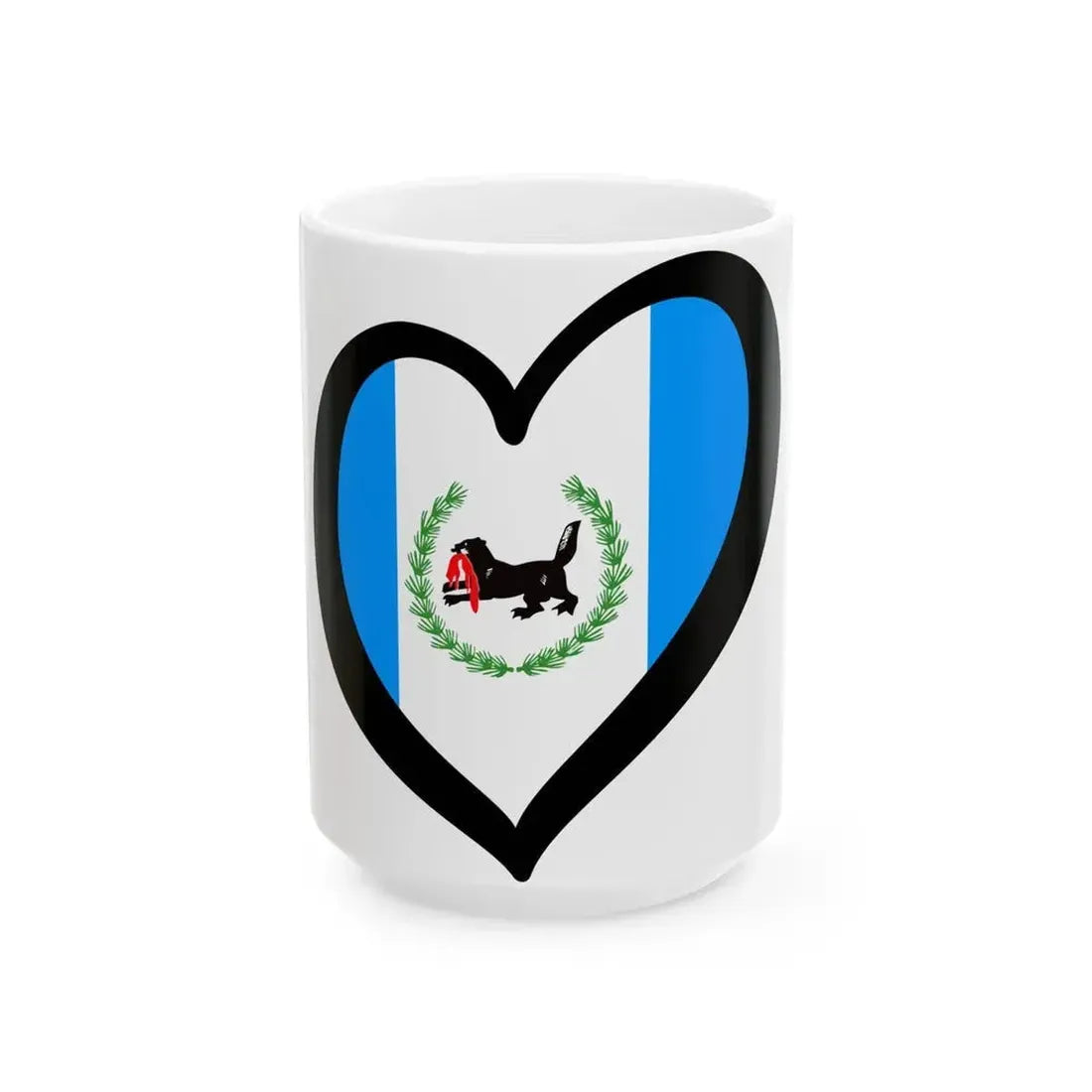 EuroIrkutsk (Russia) White Coffee Mug 15oz - Go Mug Yourself