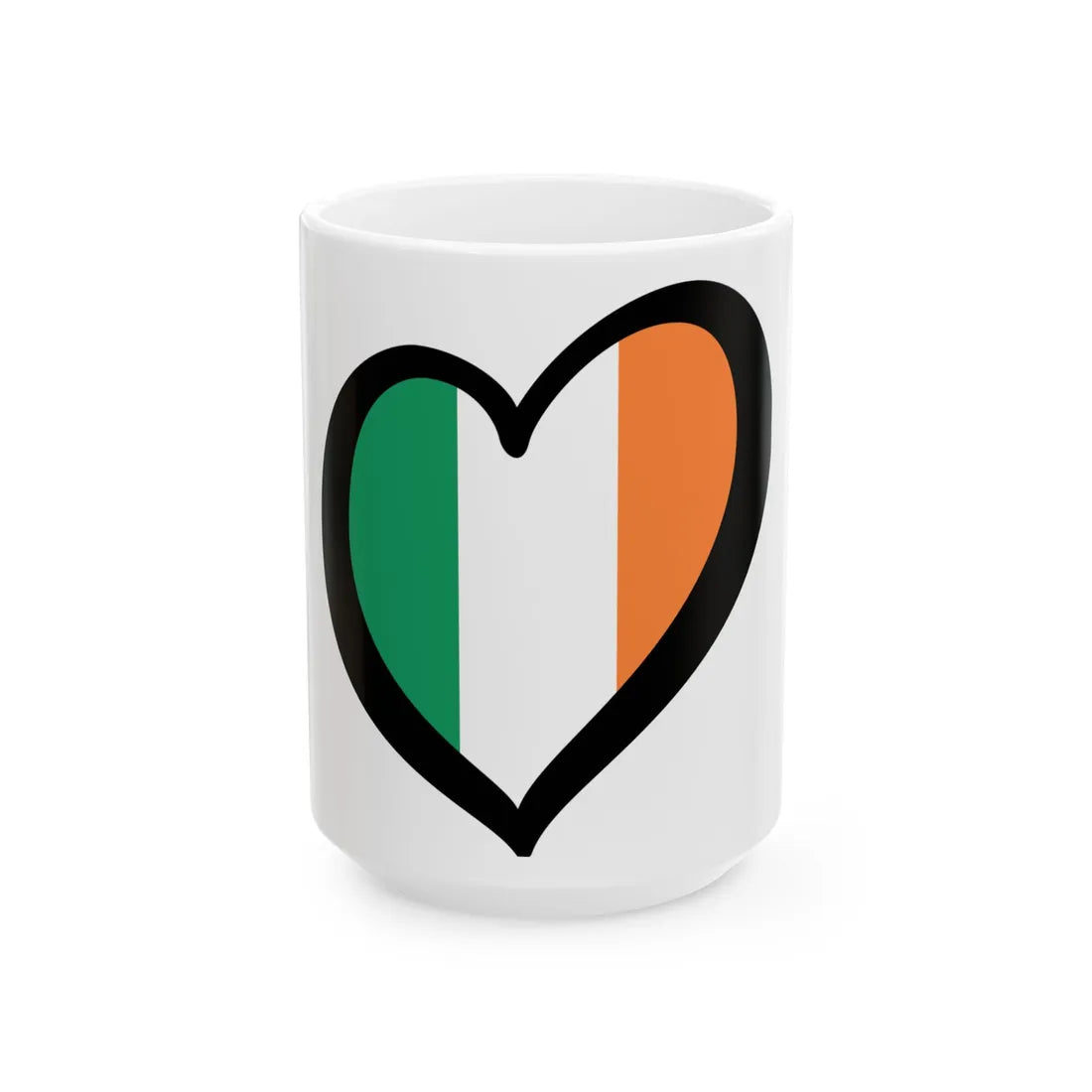 EuroIrlanda (Ireland) White Coffee Mug 15oz - Go Mug Yourself