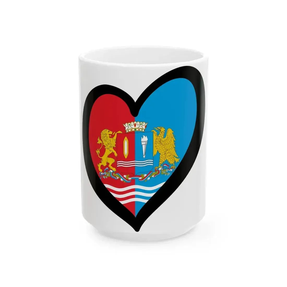 EuroIvanovo (Russia) White Coffee Mug 15oz - Go Mug Yourself