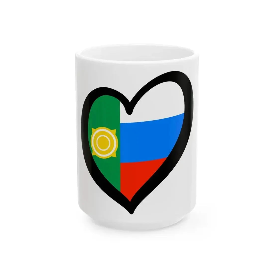 EuroJakasia 1993-2002 (Russia) White Coffee Mug 15oz - Go Mug Yourself