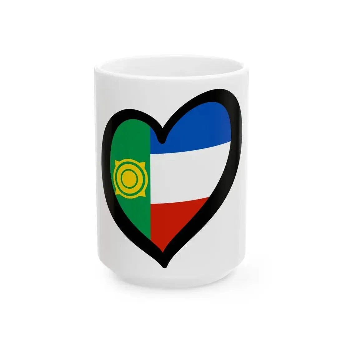EuroJakasia (Russia) White Coffee Mug 15oz - Go Mug Yourself