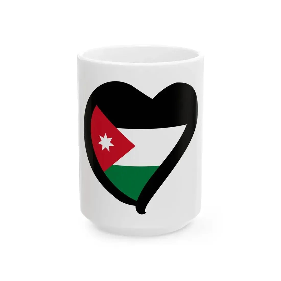 EuroJordaniaAnterior (Jordan) White Coffee Mug 15oz - Go Mug Yourself