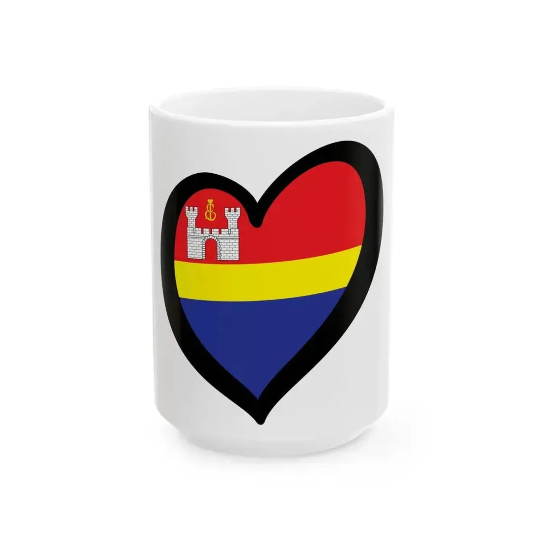 EuroKaliningrado (Russia) White Coffee Mug 15oz - Go Mug Yourself