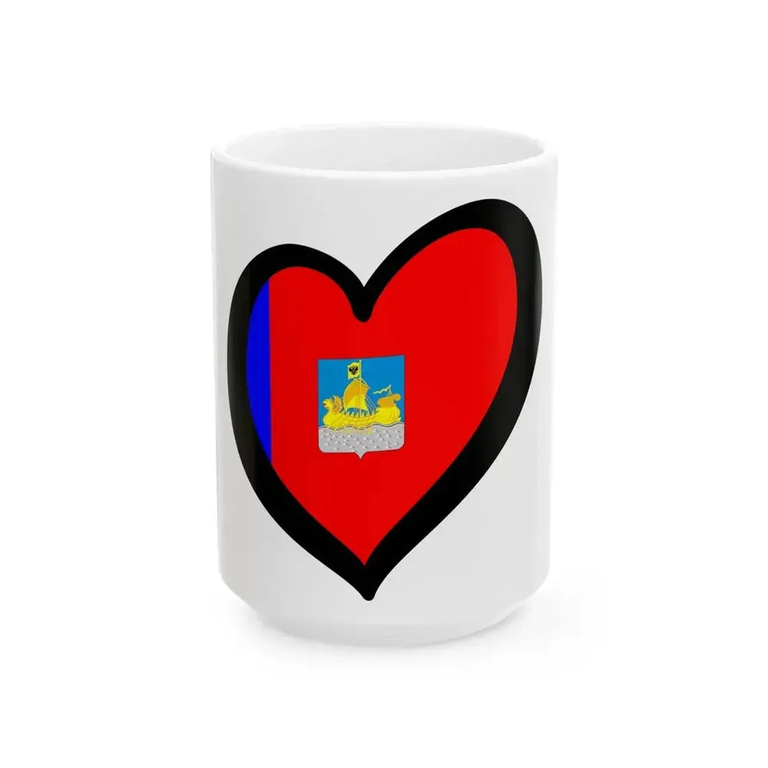 EuroKostroma 2000-2006 (Russia) White Coffee Mug 15oz - Go Mug Yourself