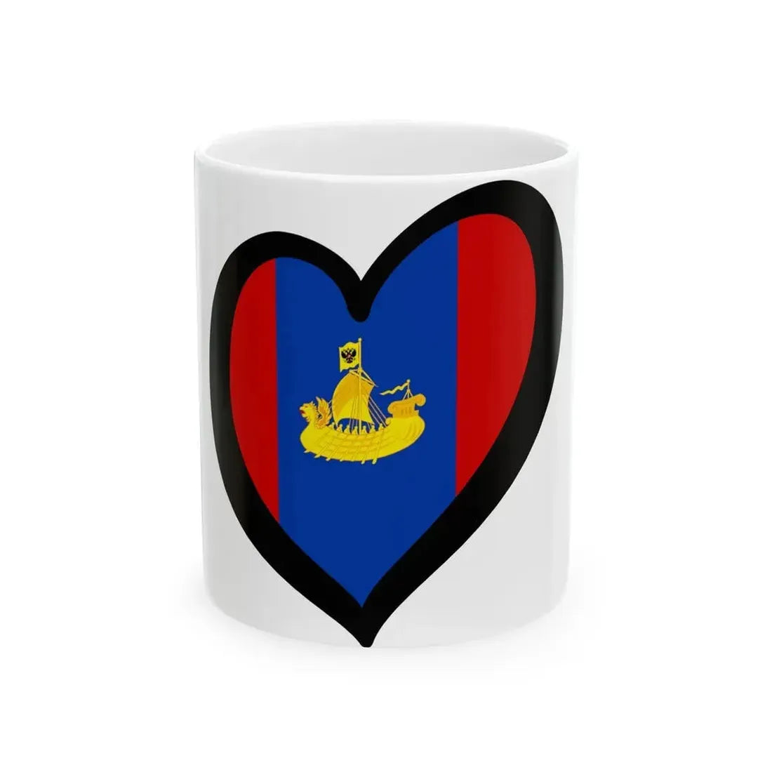 EuroKostroma (Russia) White Coffee Mug 11oz - Go Mug Yourself
